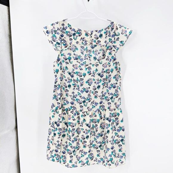 BCBGeneration Atlantis Multi shift dress cap purple floral Sleeve size S - Picture 2 of 12